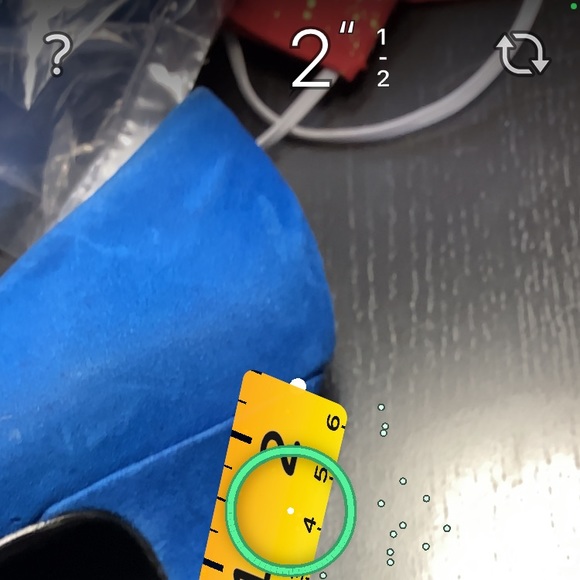 Vintage Glorious Blue Suede Kitten Heel Shoes - Picture 7 of 8